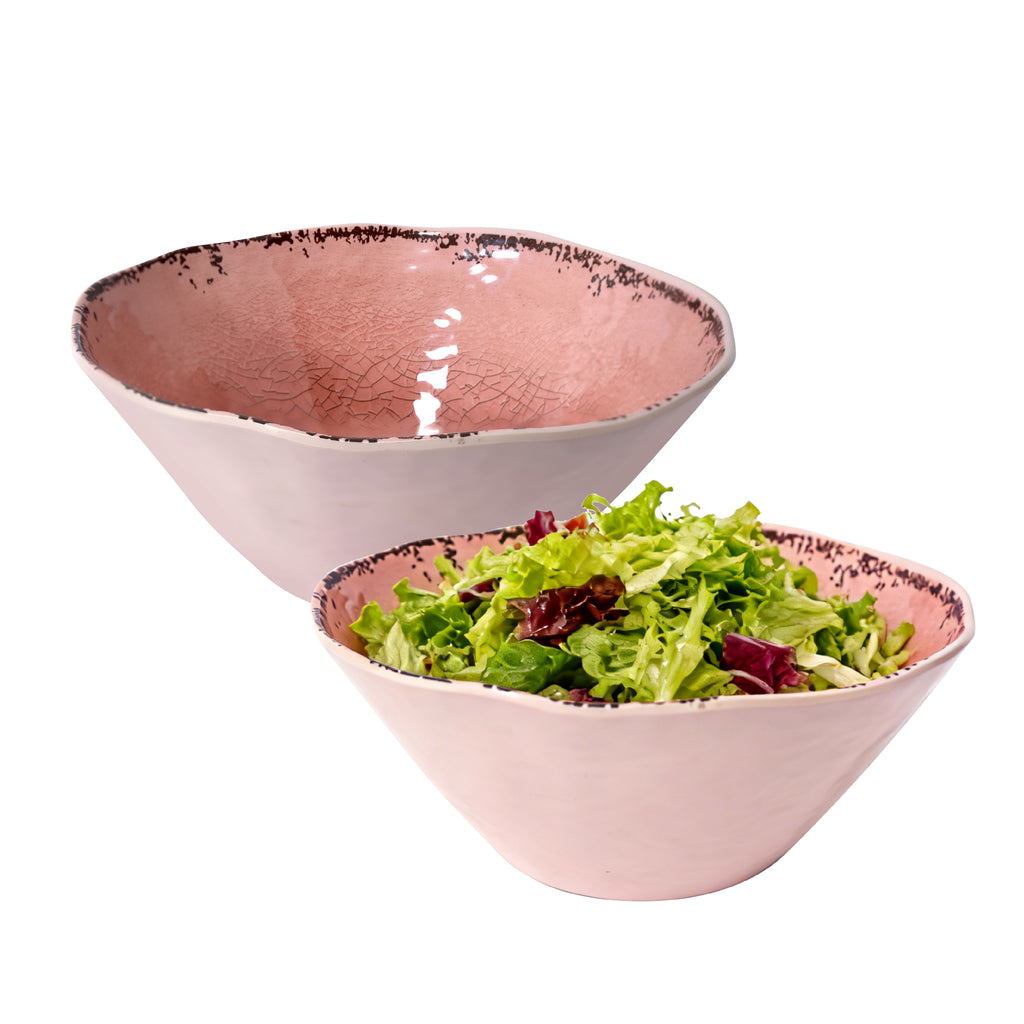 HomeNMore 90oz Melamine Large Serving Bowl – 8.7” Heavy-Duty Salad & Mixing Bowl – Shatterproof, BPA-Free Serving Dish for Pasta, Popcorn, and Fruit – Top-Rack Dishwasher Safe