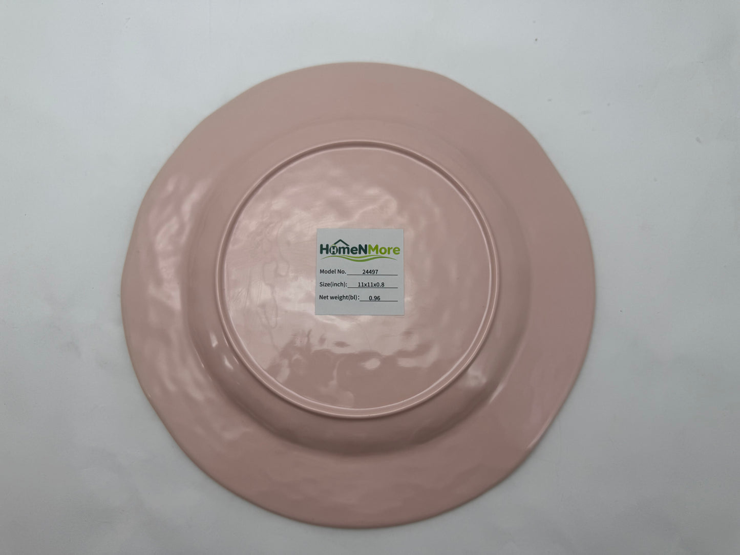 HomeNMore Melamine Dinnerware Set – 3 piece Shatterproof & Lightweight Dishes for Indoor/Outdoor Dining – Plates and Bowls for Camping, Patio, and Daily Use – Dishwasher Safe