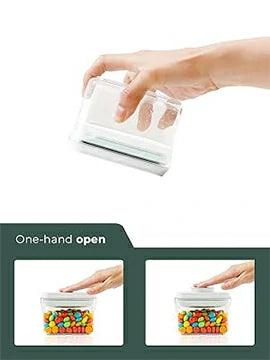 Mini Snack Containers - 0.3 Qt BPA-Free Airtight Food Jars with Lids