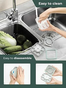 0.3 Qt Mini Snack Container with Pop-Top Lid