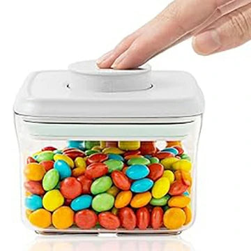 0.3 Qt Mini Snack Container with Pop-Top Lid